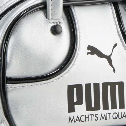 Geanta unisex Puma 1976 Metallic Micro Grip Bag Glacia 25L 09248501 - poza 4