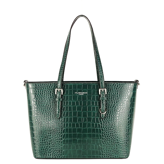 Geanta verde inchis de talie mare X9527 11