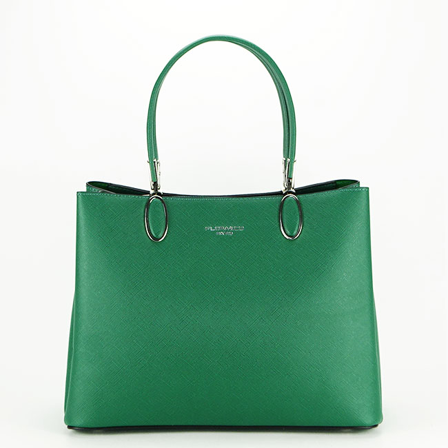Geanta verde office casual FloraCo F2571 14