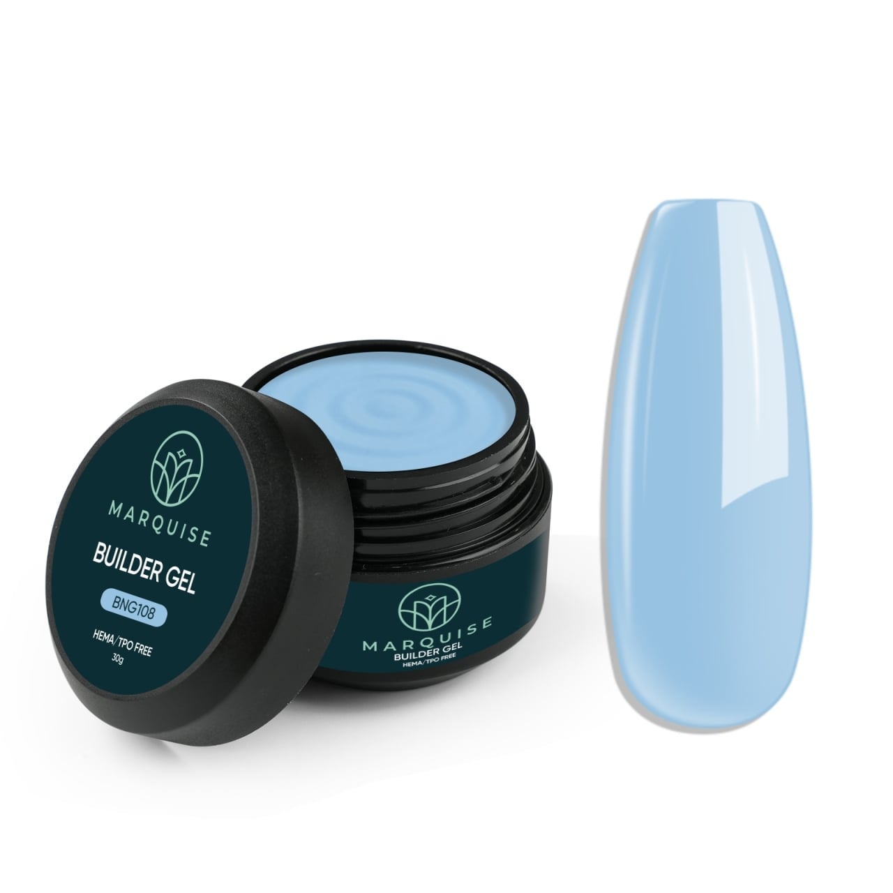 Gel UV Constructie Unghii HEMA/TPO FREE, Marquise, BNG108, 30 g - poza 1