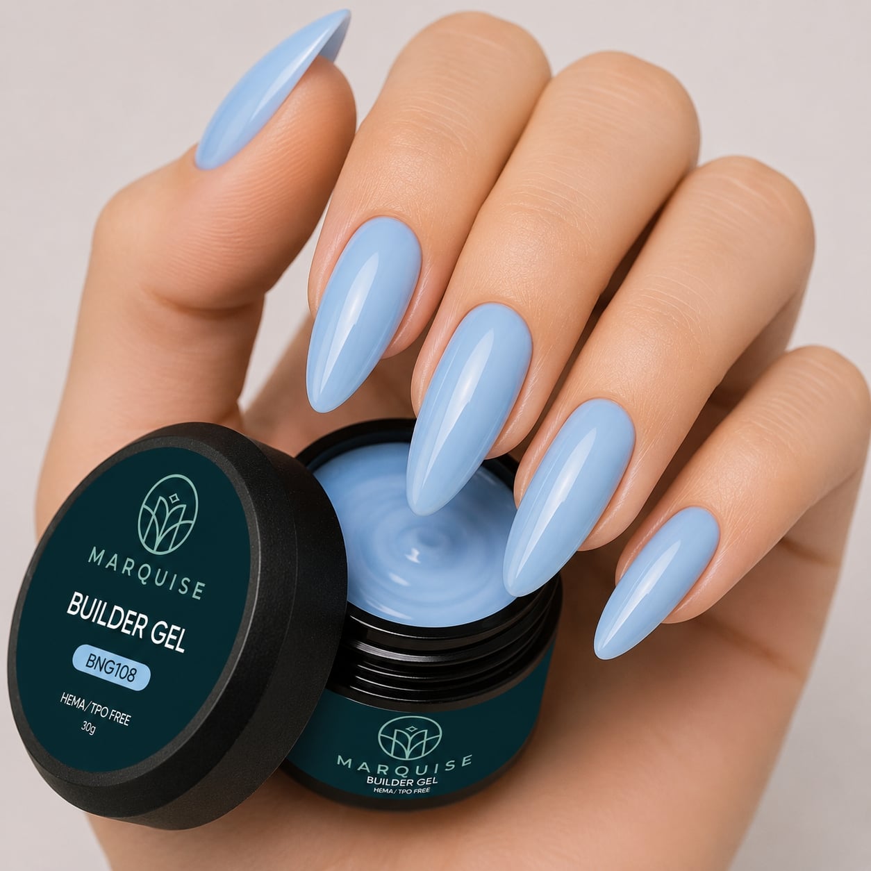 Gel UV Constructie Unghii HEMA/TPO FREE, Marquise, BNG108, 30 g - poza 2