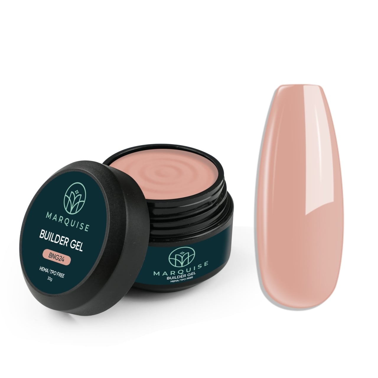 Gel UV Constructie Unghii HEMA/TPO FREE, Marquise, BNG24, 30 g - poza 1