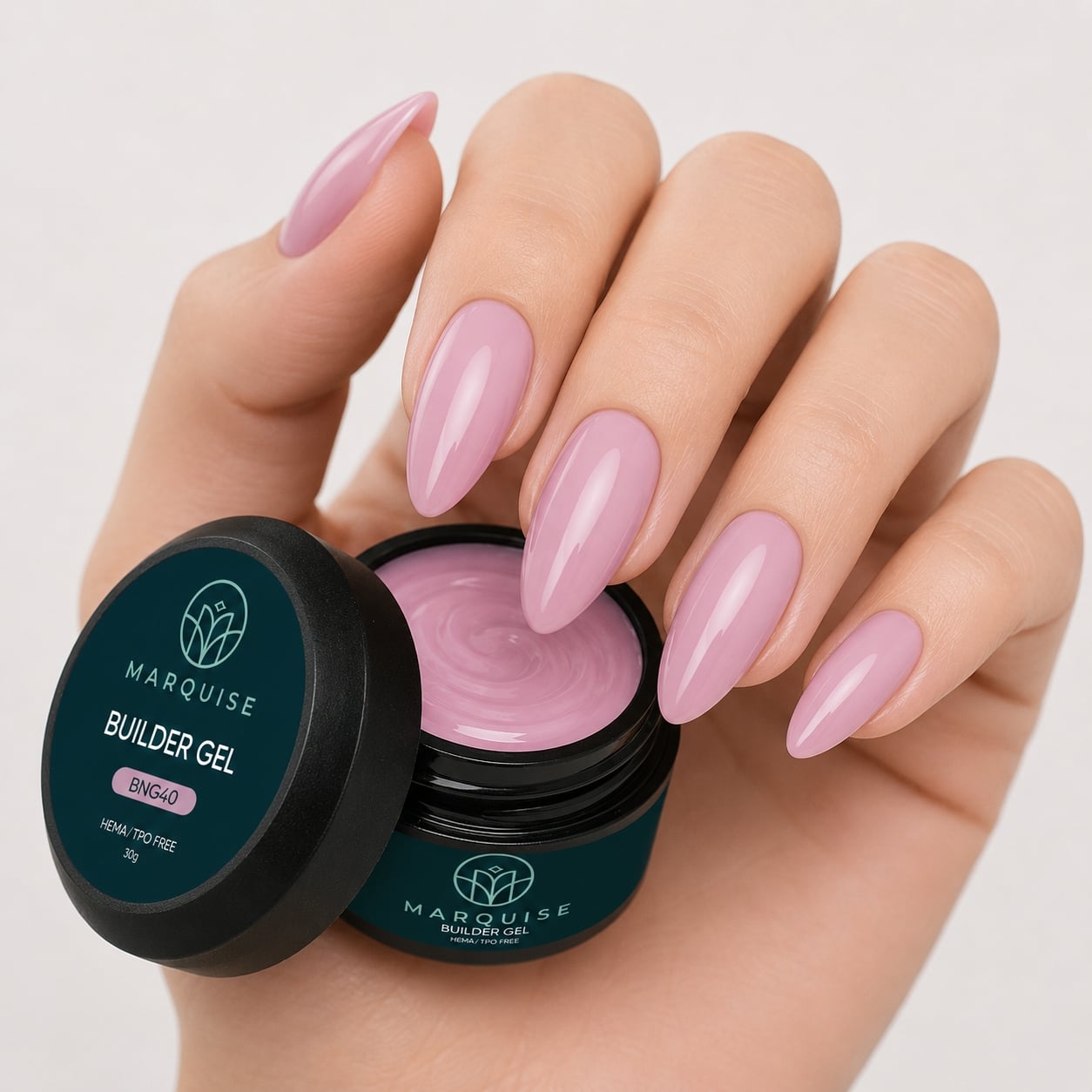 Gel UV Constructie Unghii HEMA/TPO FREE, Marquise, BNG40, 30 g - poza 2