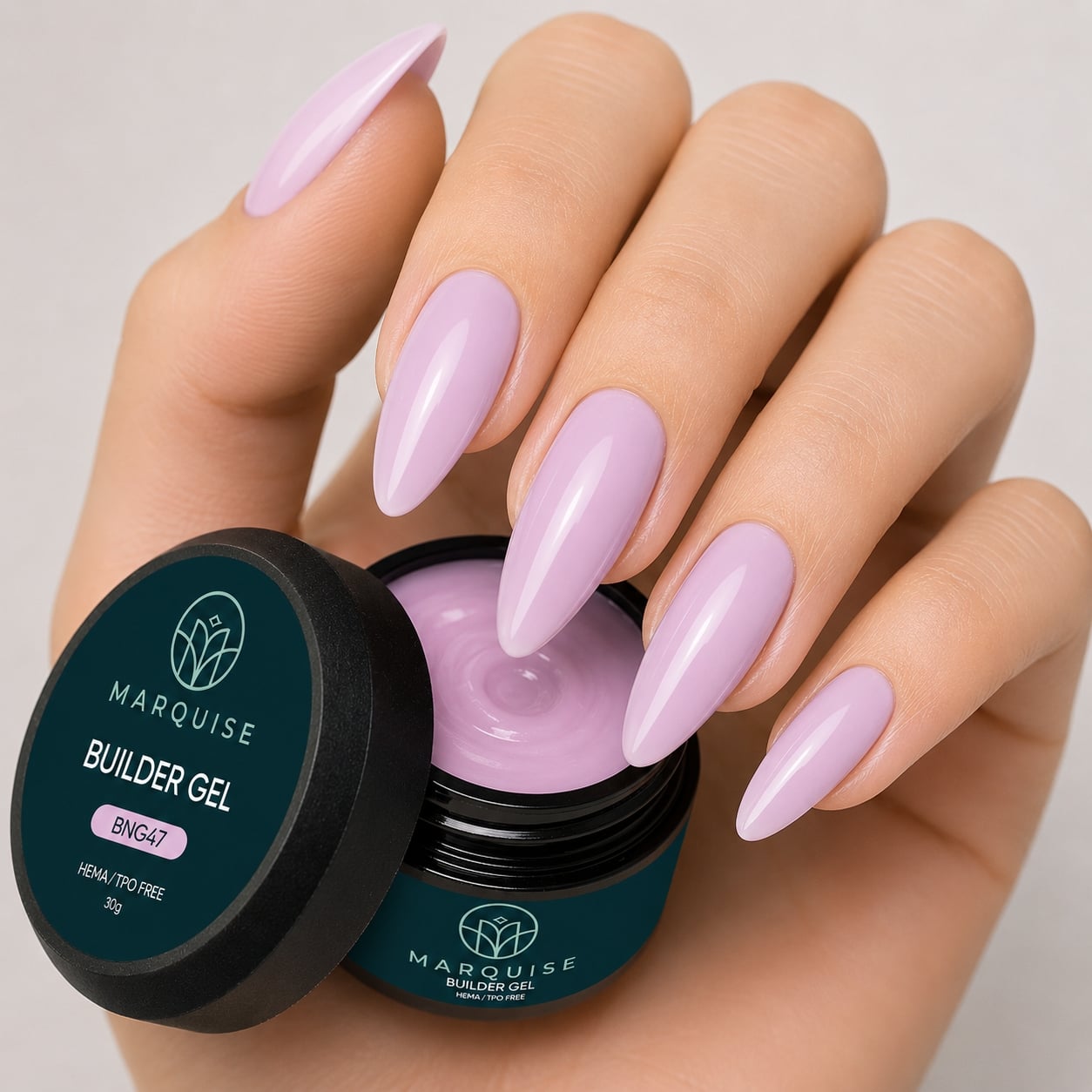 Gel UV Constructie Unghii HEMA/TPO FREE, Marquise, BNG47, 30 g - poza 2