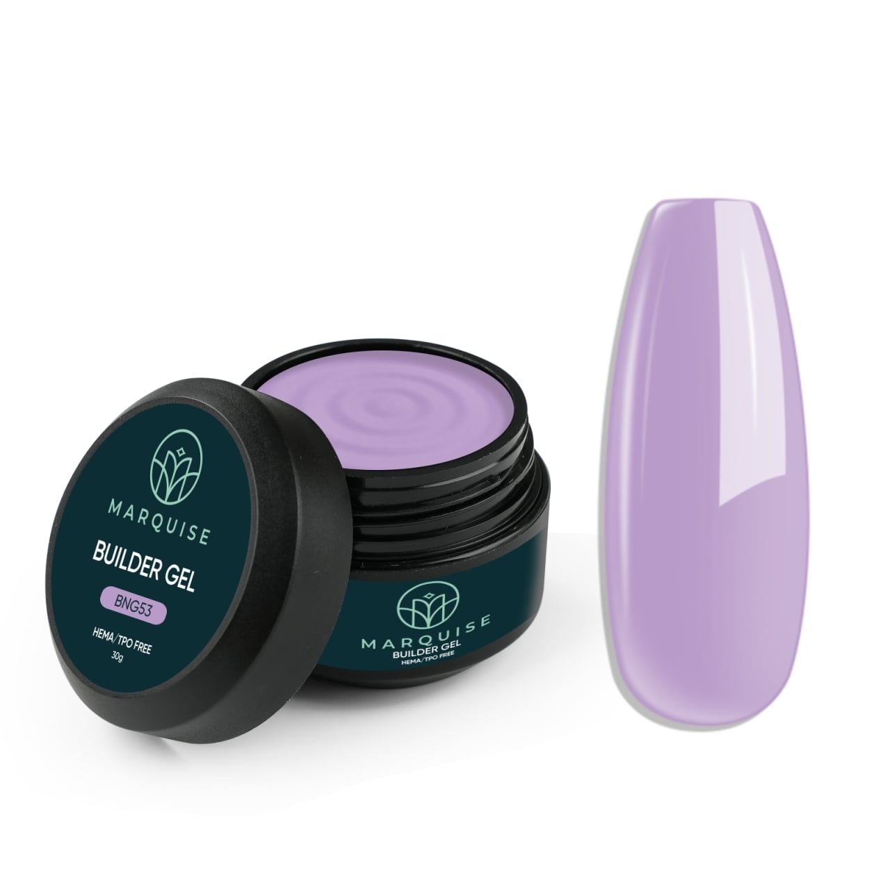 Gel UV Constructie Unghii HEMA/TPO FREE, Marquise, BNG53, 30 g - poza 1