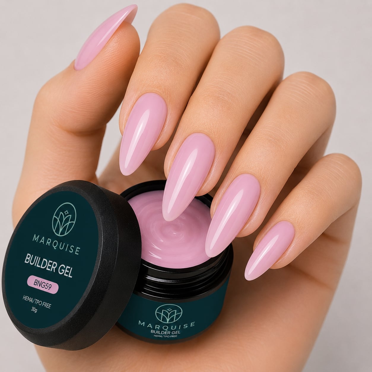 Gel UV Constructie Unghii HEMA/TPO FREE, Marquise, BNG59, 30 g - poza 2