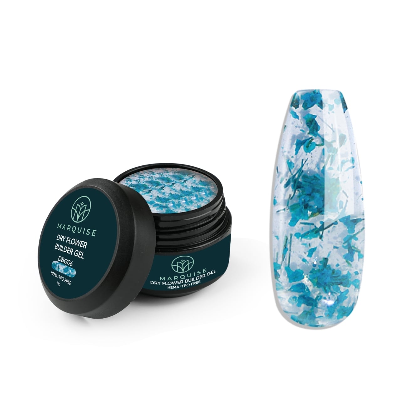 Gel UV Constructie Unghii HEMA/TPO FREE, Marquise, Dry Flower DBG06, 15 g - poza 1