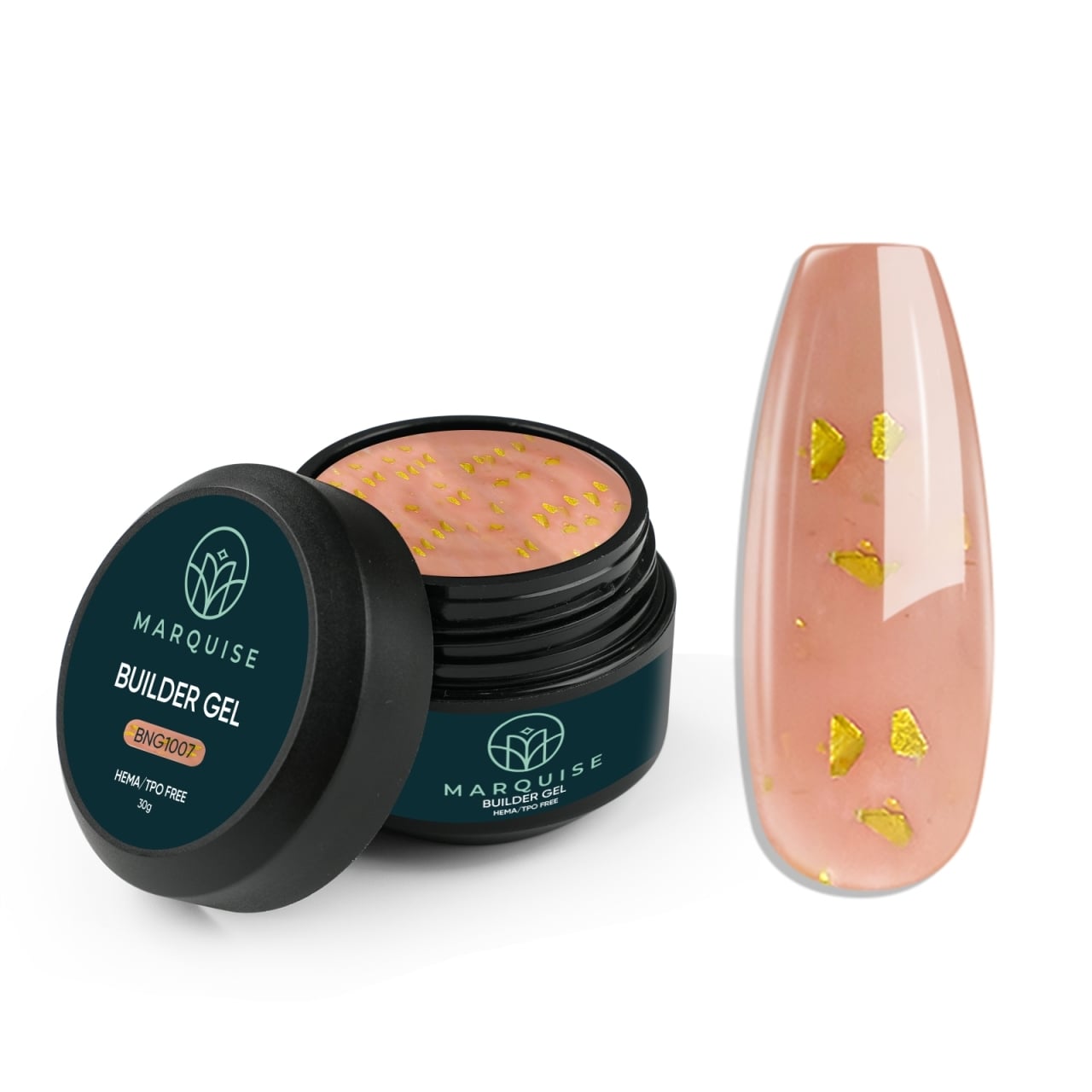 Gel UV Constructie Unghii HEMA/TPO FREE, Marquise, Radiance BNG1007, 30 g