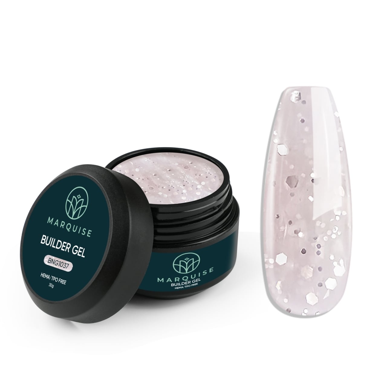 Gel UV Constructie Unghii HEMA/TPO FREE, Marquise, Radiance BNG1037, 30 g