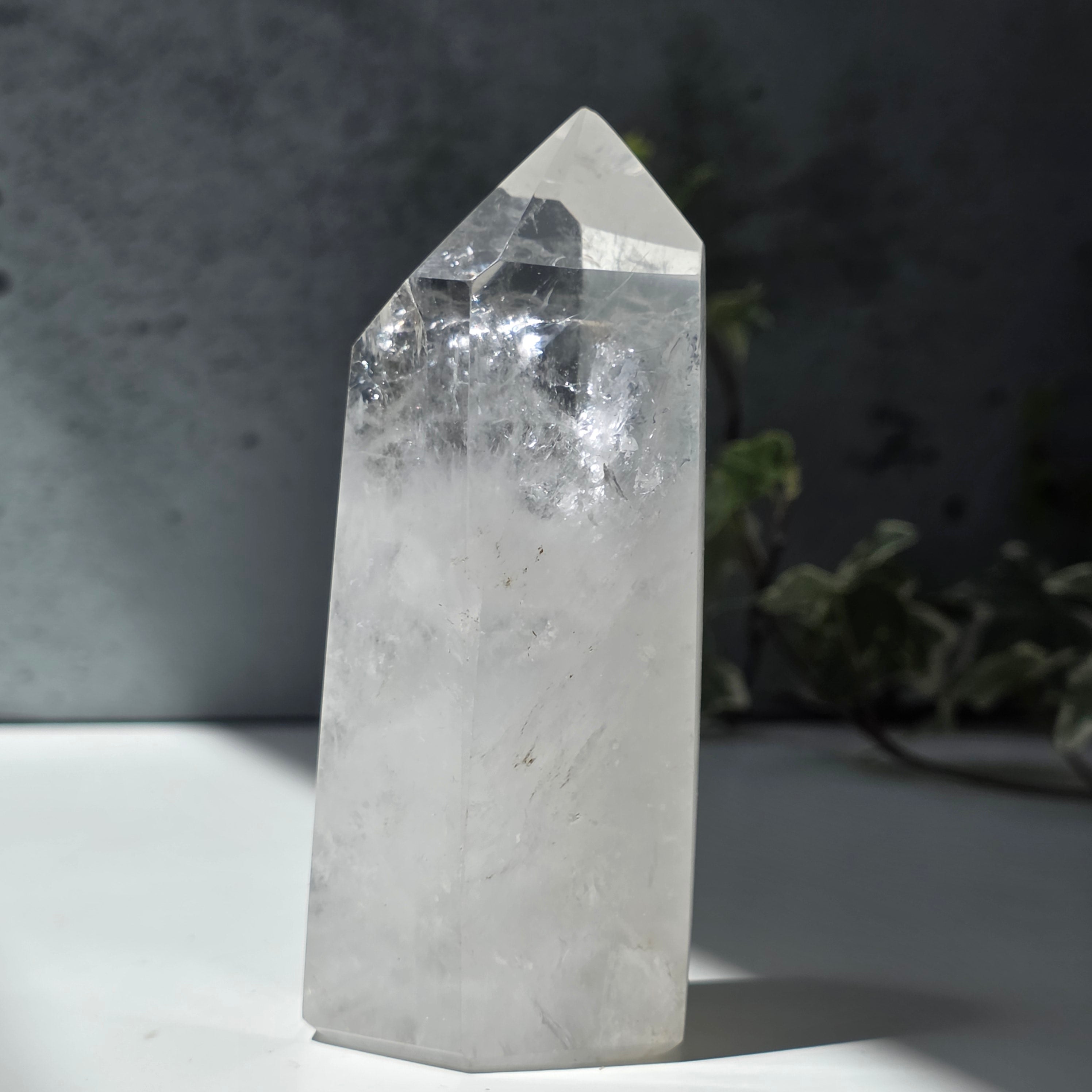 Generator/ varf cuart de stanca cristal incolor | ICY 101