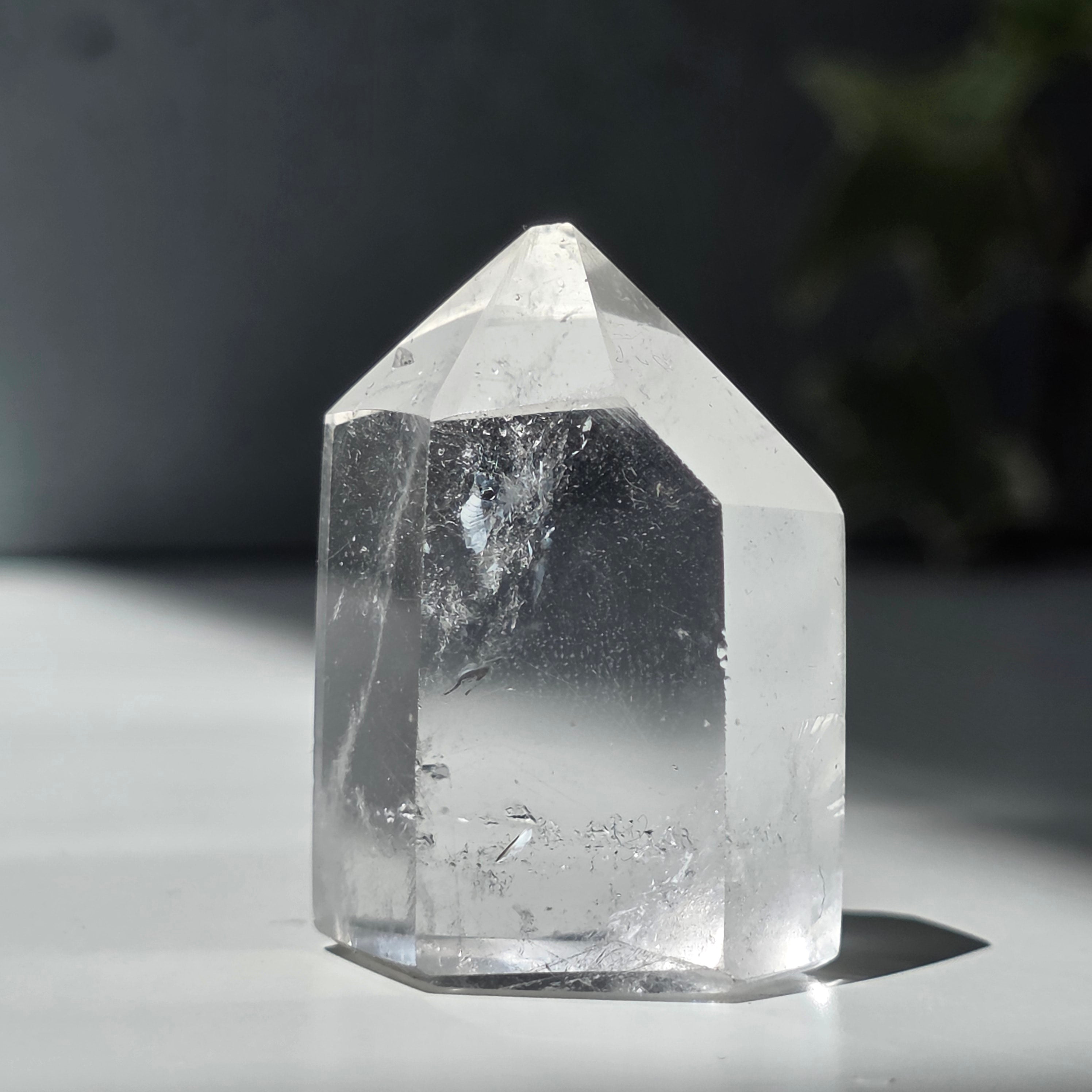 Generator/ varf cuart de stanca cristal incolor ICY 57