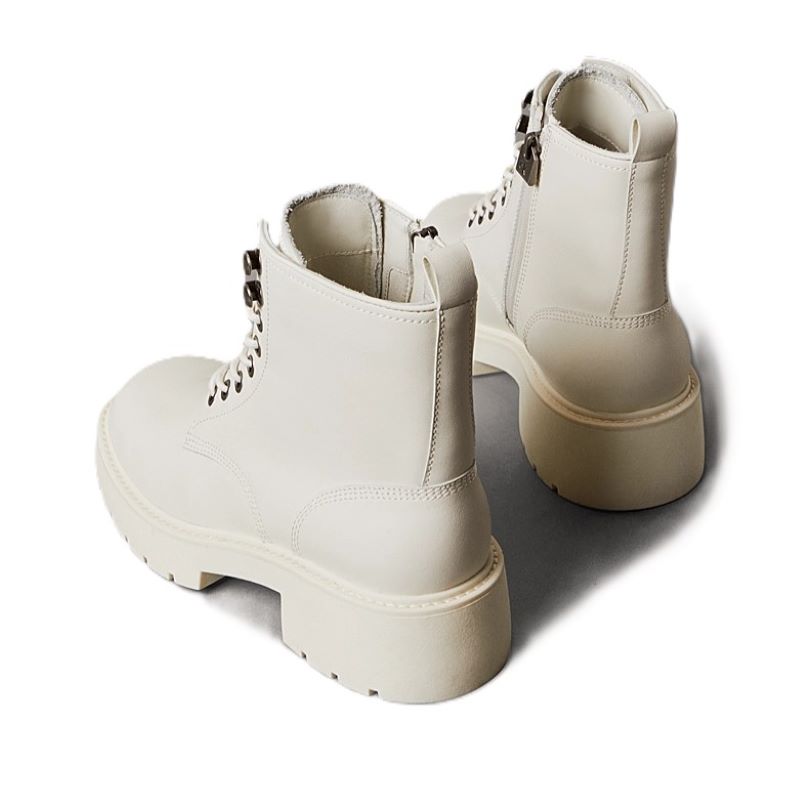 Ghete Calvin Klein CHUNKY LACE UP ZIP BOOT - poza 2