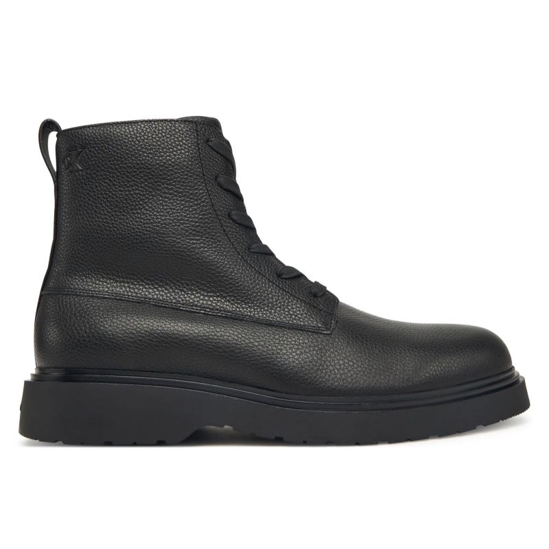 Ghete Calvin Klein COMBAT ESS LACE UP ZIP BOOT LTH - poza 1