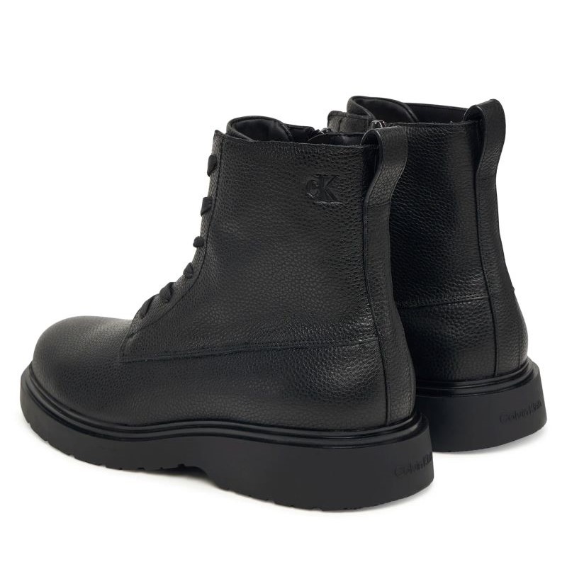 Ghete Calvin Klein COMBAT ESS LACE UP ZIP BOOT LTH - poza 2
