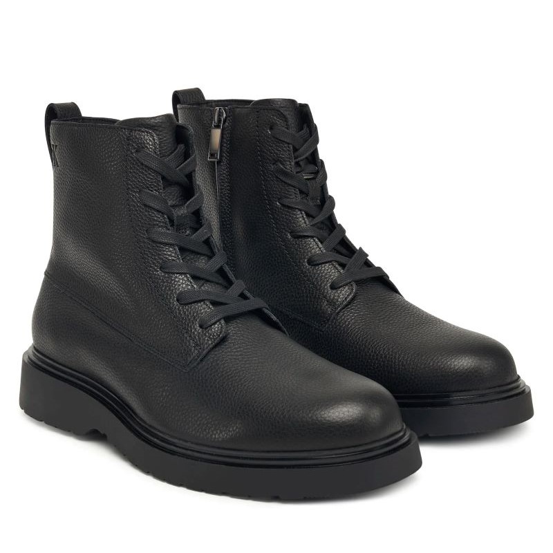 Ghete Calvin Klein COMBAT ESS LACE UP ZIP BOOT LTH - poza 3