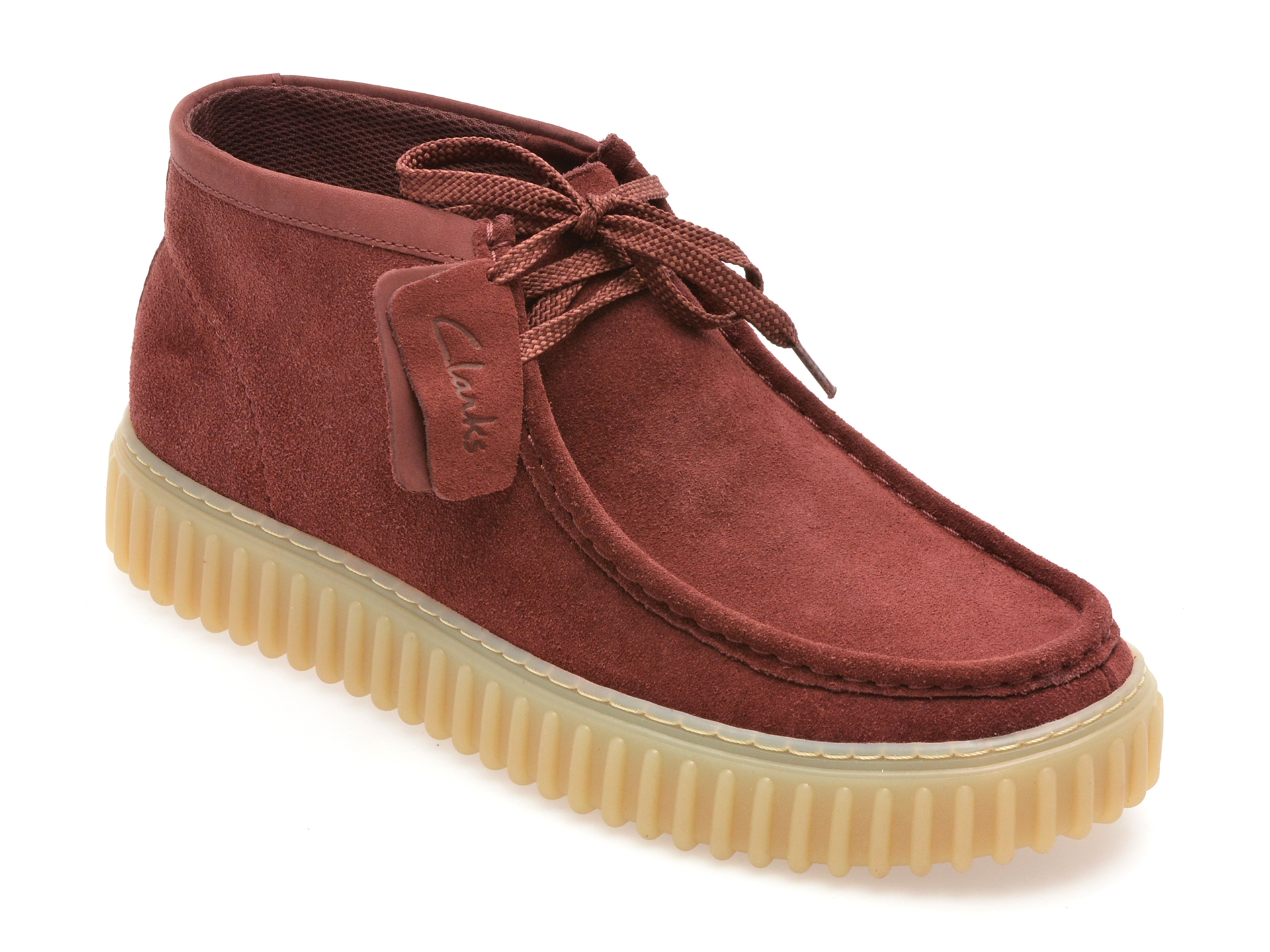 Ghete CLARKS visinii, TORHILL HI, din piele intoarsa