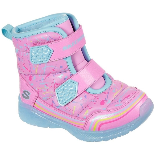 Ghete copii Skechers Lights Illumi 302653N-PKMT