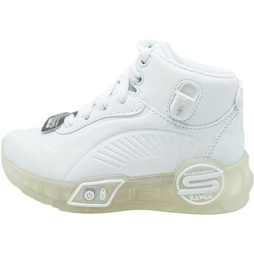 Ghete copii Skechers S-Lights Remix 310100L-WHT - poza 1