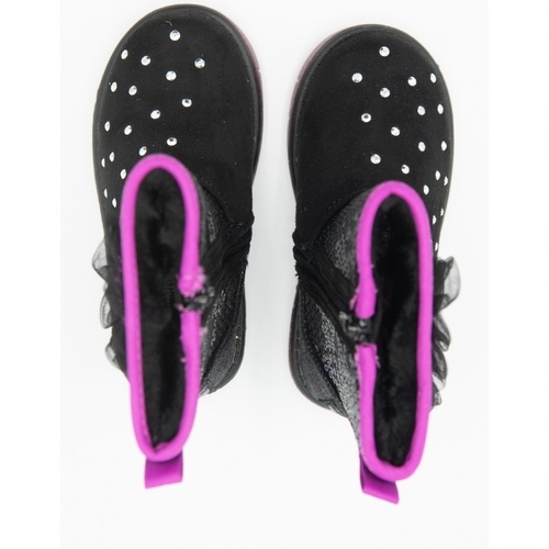 Ghete copii Skechers Twinkle Toes Glitzy Glam 20305N-BKMT - poza 2