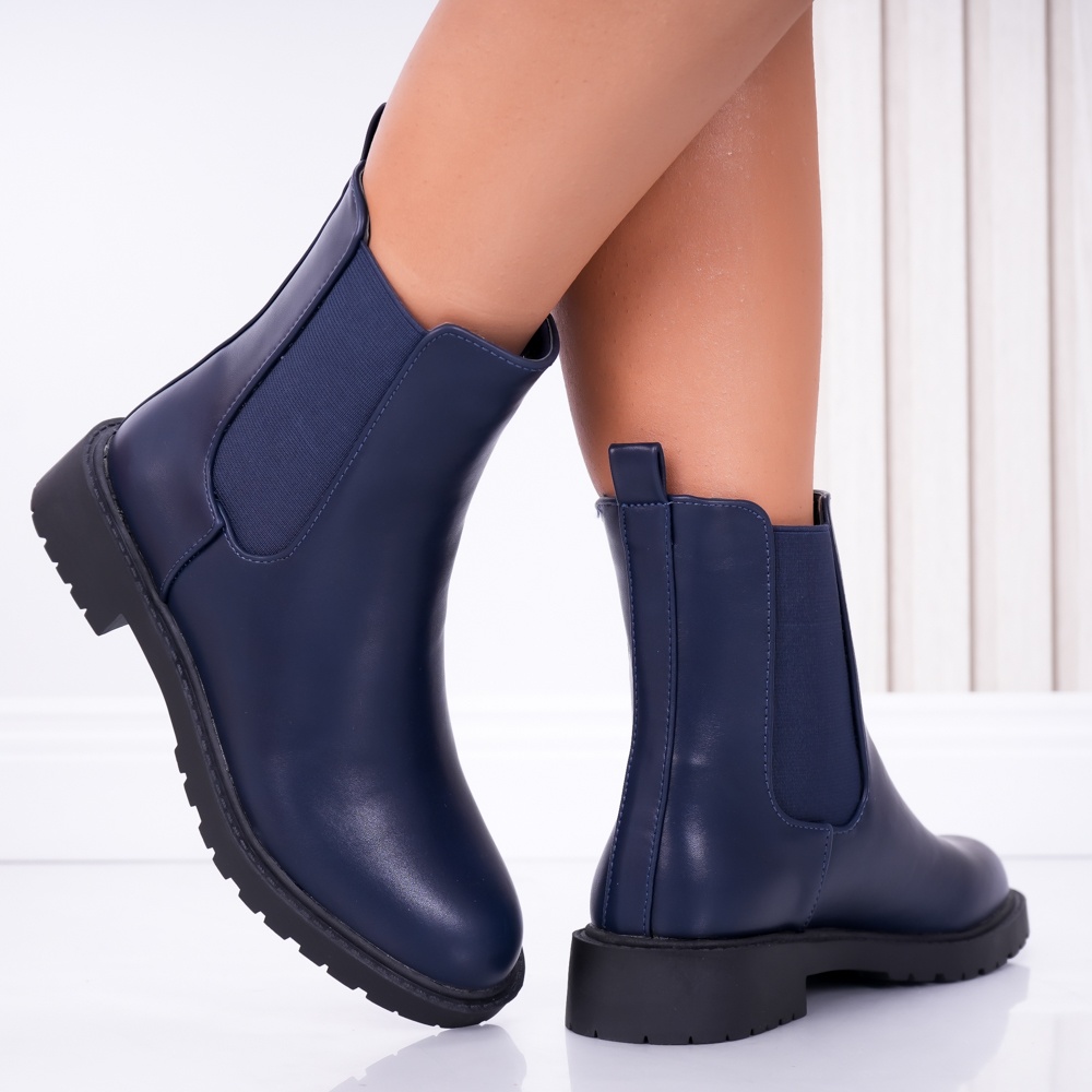 Ghete dama Bluemarin din Piele Ecologica Eve - poza 2
