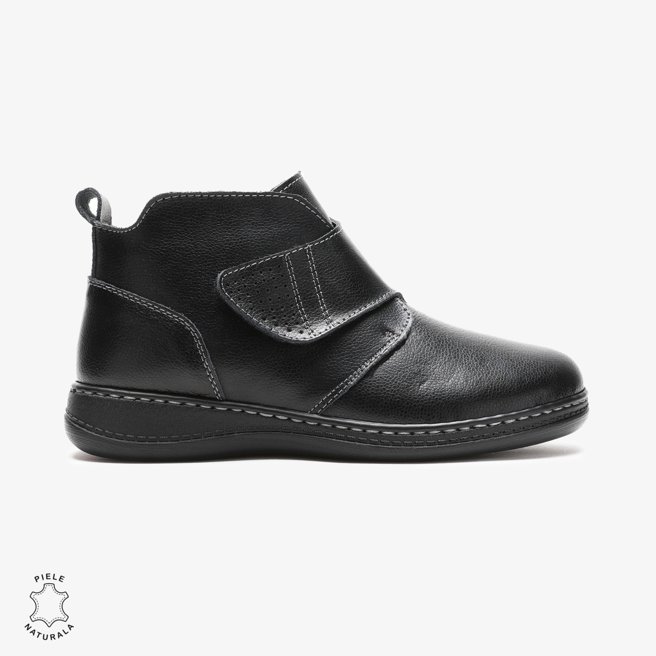GHETE DAMA DIN PIELE NATURALA CRL0681 Negre