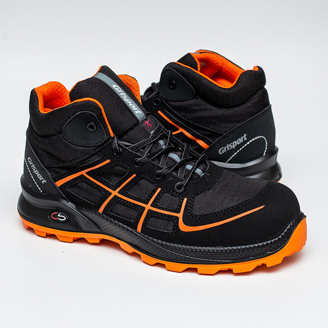 Ghete de lucru Grisport Cheralite Negru - Black/Orange - poza 3