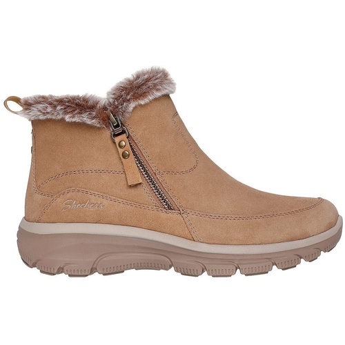 Ghete femei Skechers Easy Going - Cool Zip 167862-TAN - poza 3