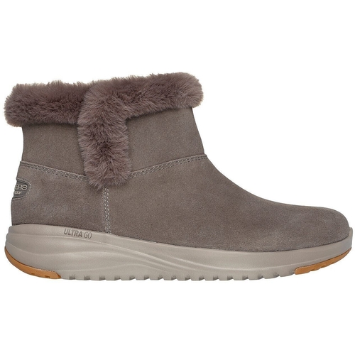 Ghete femei Skechers On-the-go Stellar - Cozy Step 144775-DKTP - poza 3