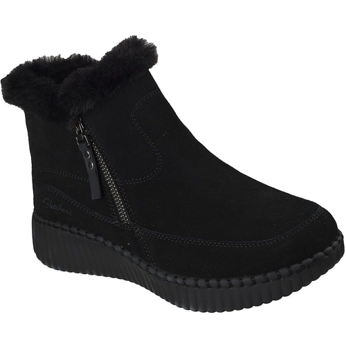 Ghete femei Skechers Wilshire Blvd - Fresh Zip 168108-BBK - poza 3
