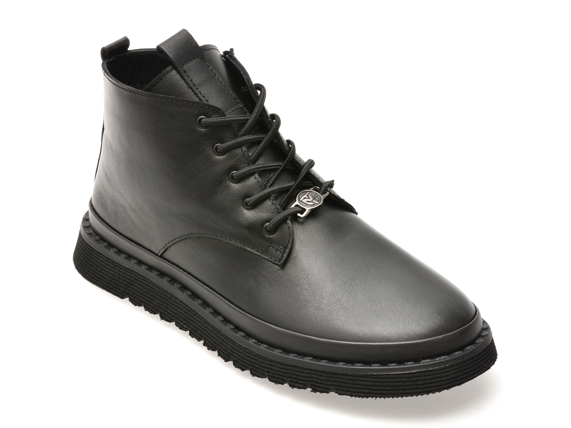 Ghete GRYXX negre, 251KS08, din piele naturala
