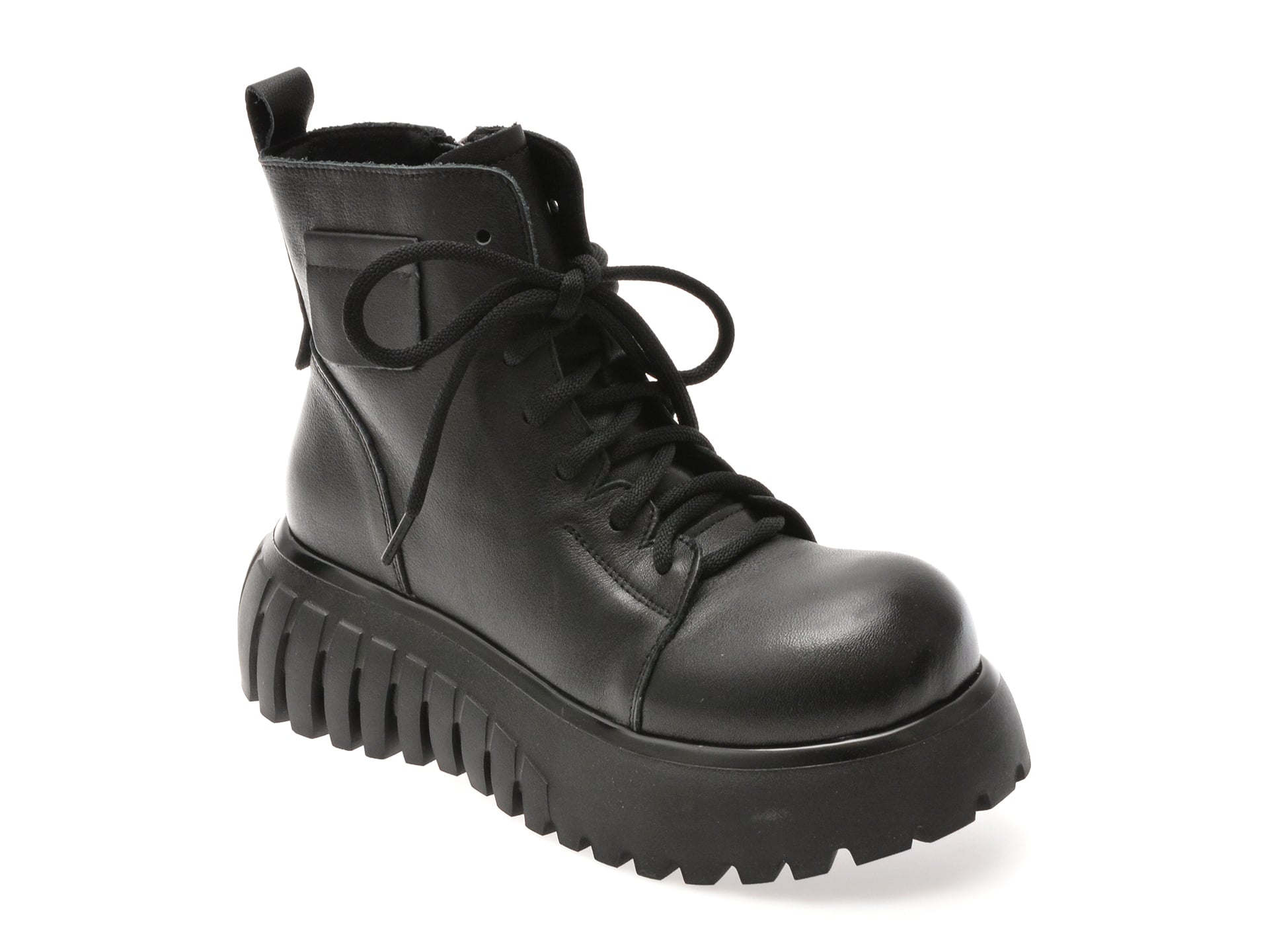 Ghete GRYXX negre, 2665, din piele naturala