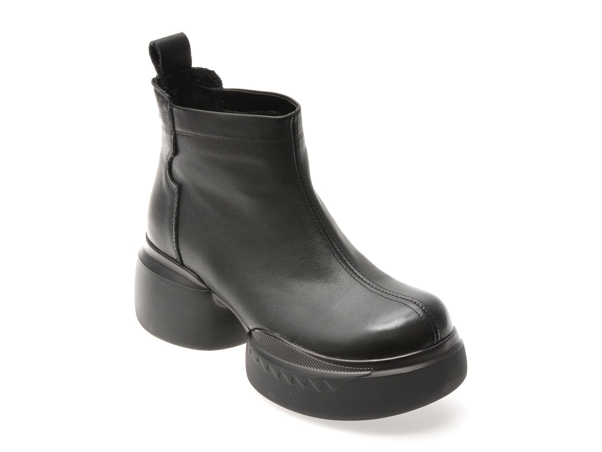 Ghete GRYXX negre, 35563, din piele naturala