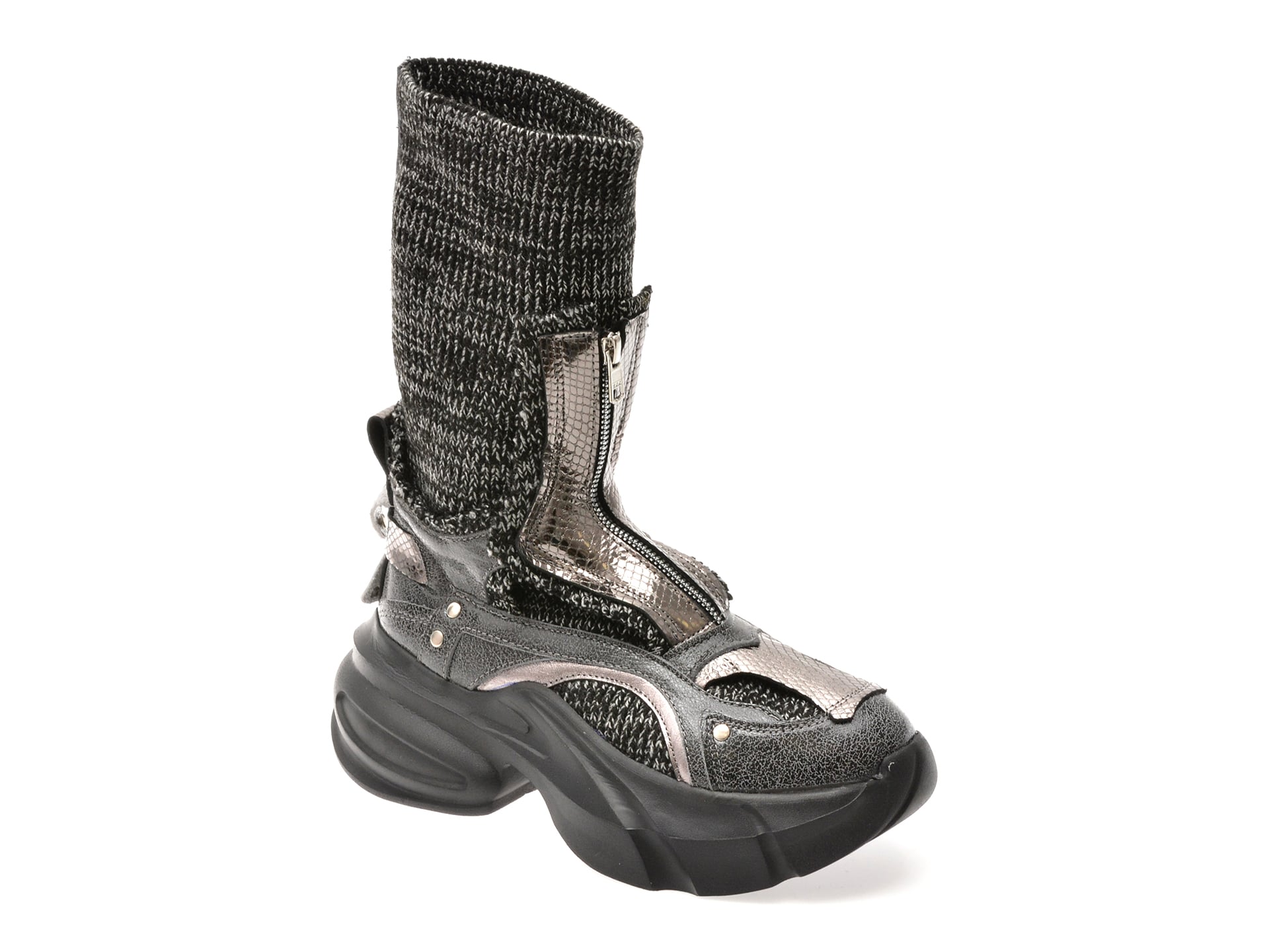 Ghete GRYXX negre, 3793700, din material textil