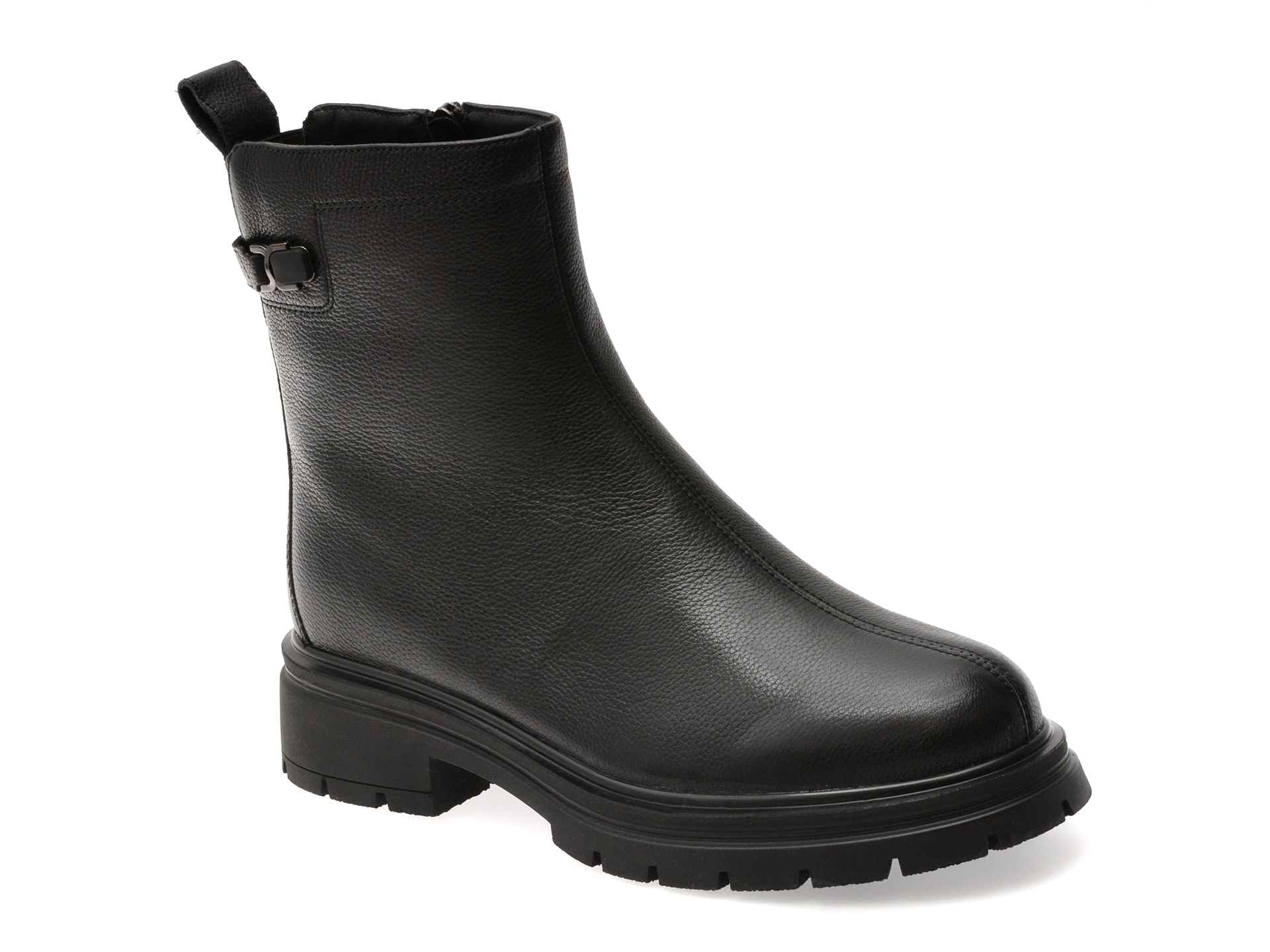 Ghete GRYXX negre, DX01321, din piele naturala