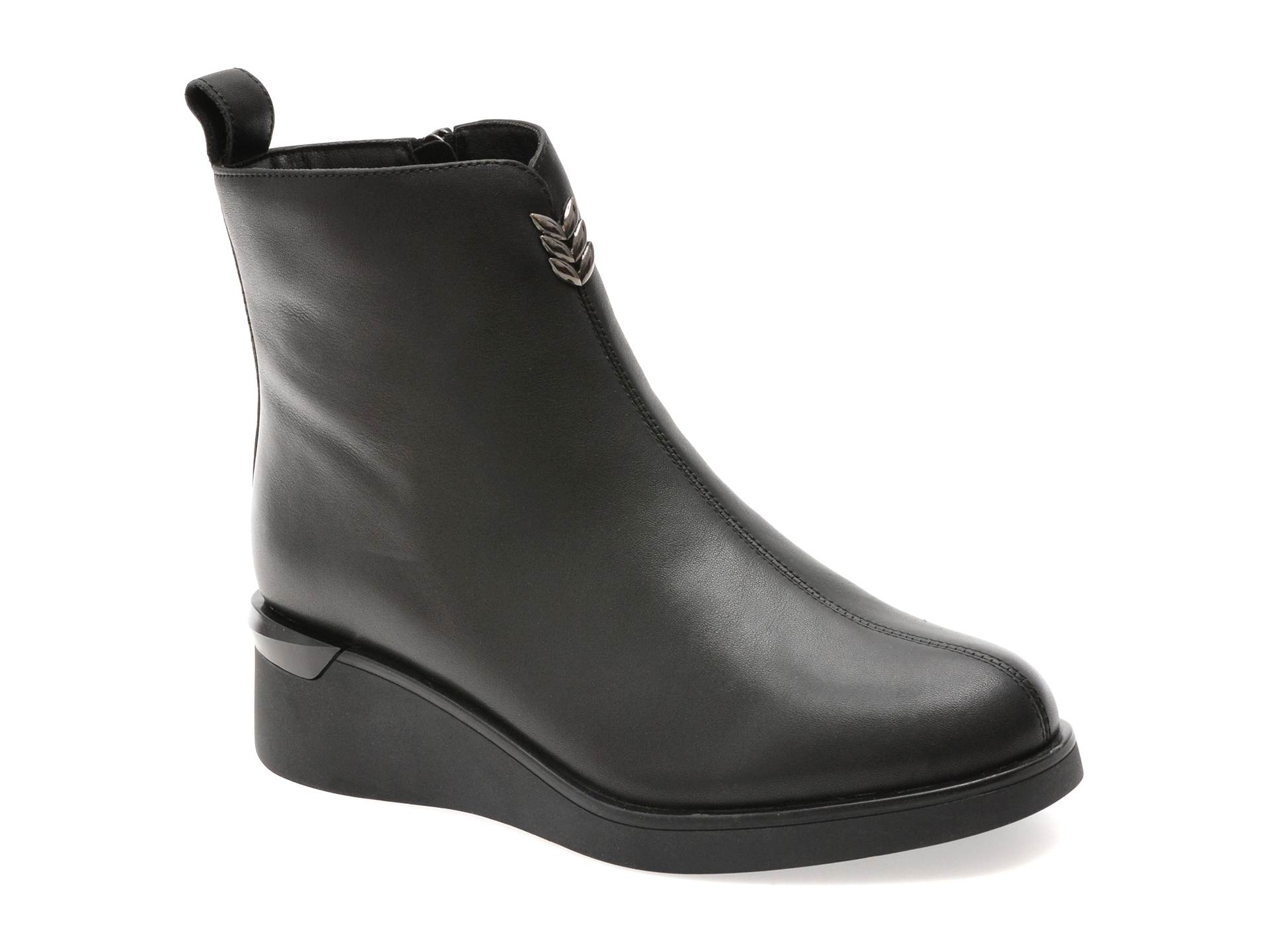 Ghete GRYXX negre, DX01352, din piele naturala