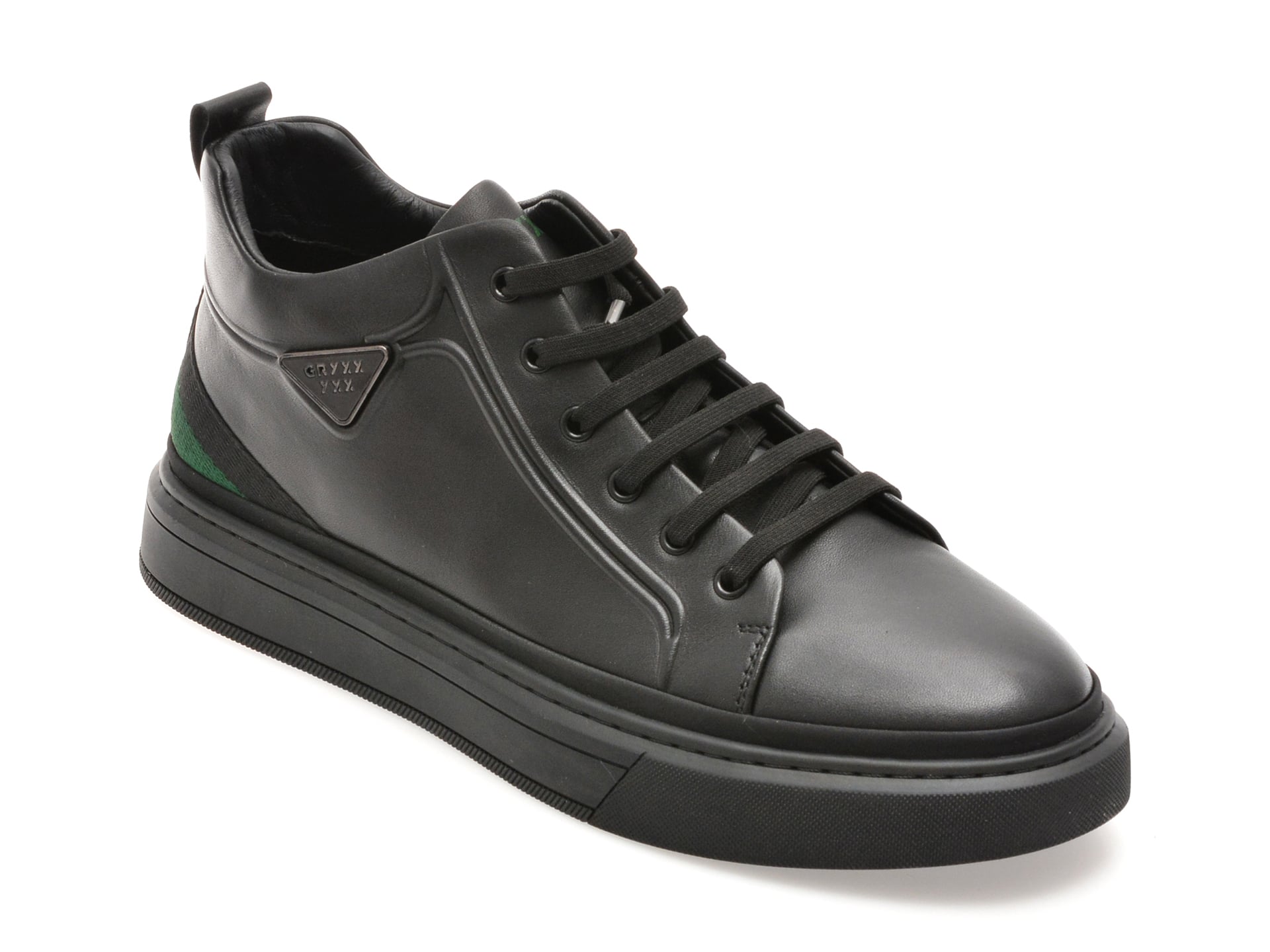 Ghete GRYXX negre, LN48, din piele naturala