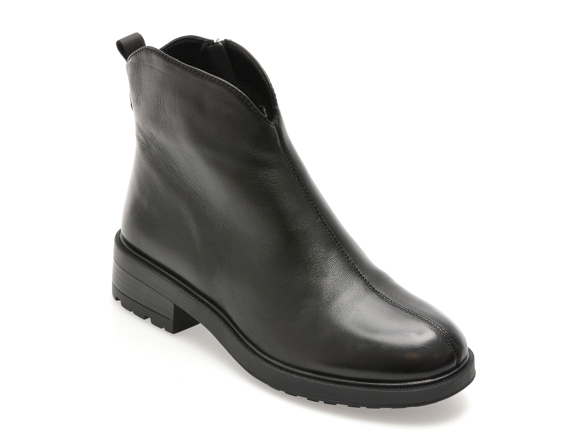 Ghete GRYXX negre, X2117, din piele naturala