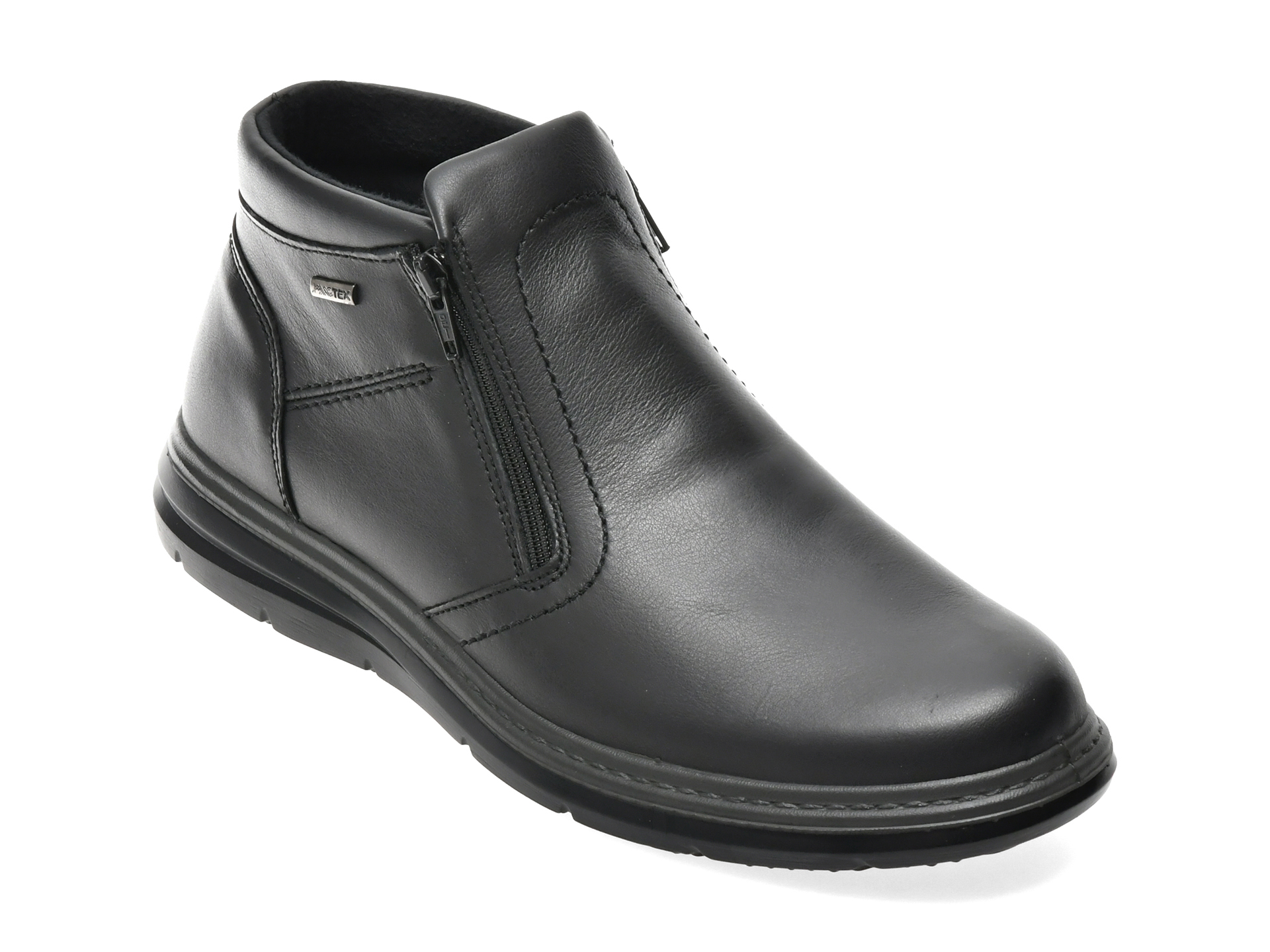 Ghete IMAC negre, 201488, din piele naturala