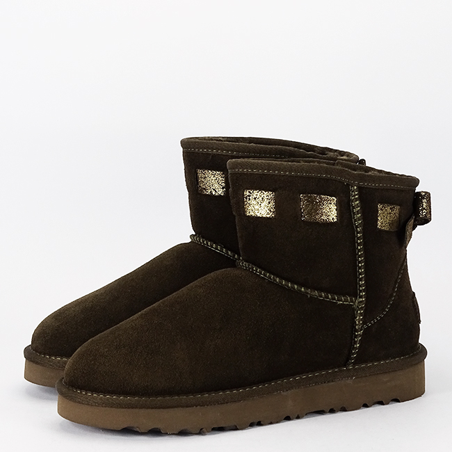 Ghete kaki din piele naturala L7895 19