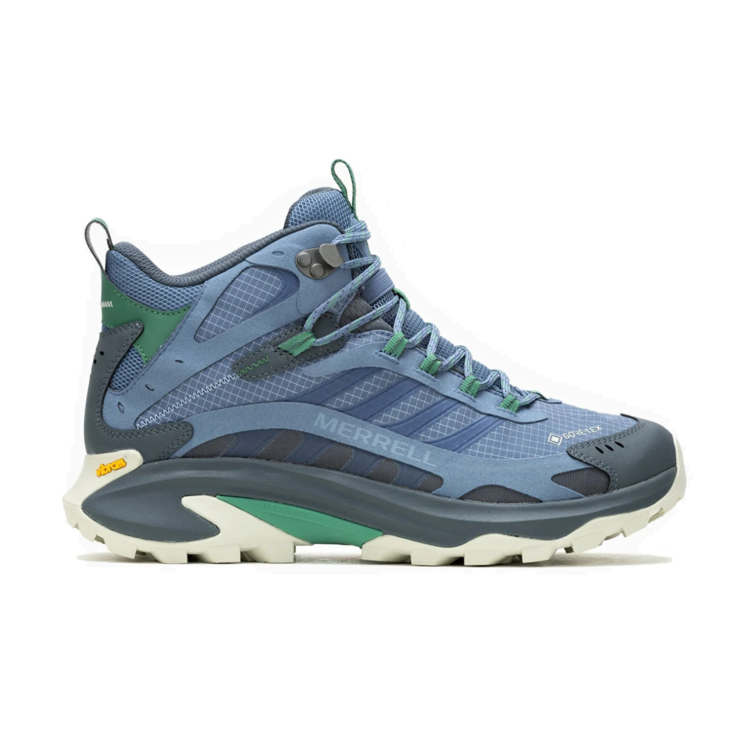 Ghete Merrell Moab Speed 2 Mid GORE-TEX Steel Blue Albastru - Steel Blue - poza 1