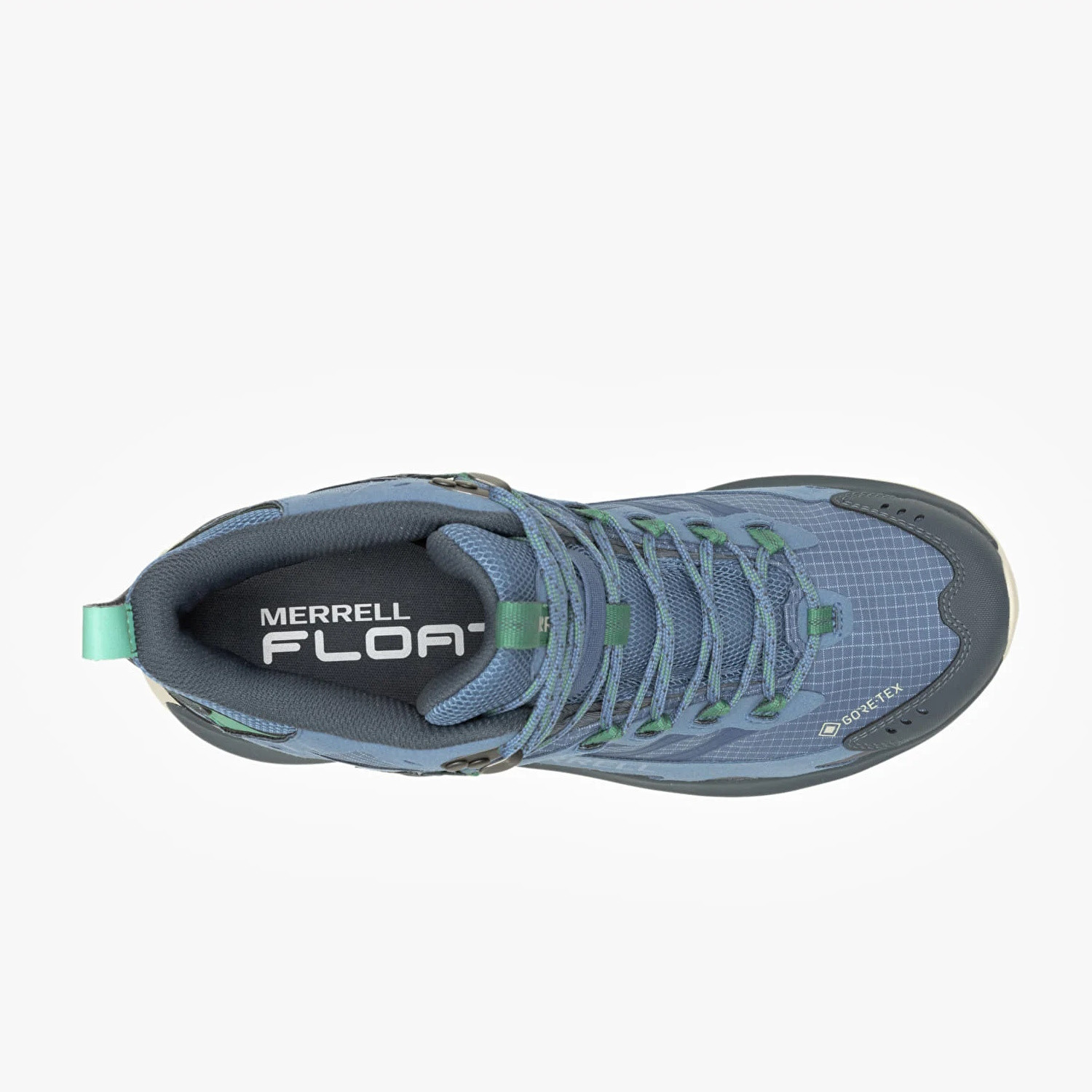 Ghete Merrell Moab Speed 2 Mid GORE-TEX Steel Blue Albastru - Steel Blue - poza 5