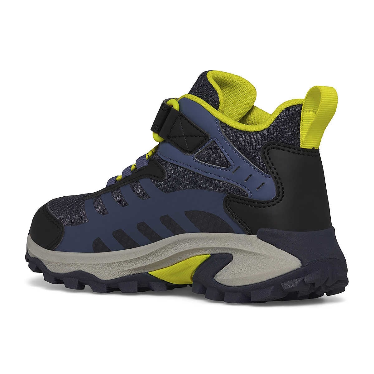 Ghete Merrell Moab Speed Mid 2 A/C Waterproof Kids Albastru - Navy - poza 3