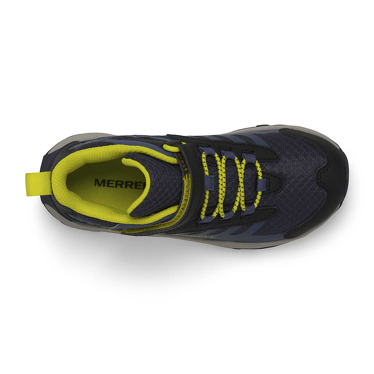 Ghete Merrell Moab Speed Mid 2 A/C Waterproof Kids Albastru - Navy - poza 4