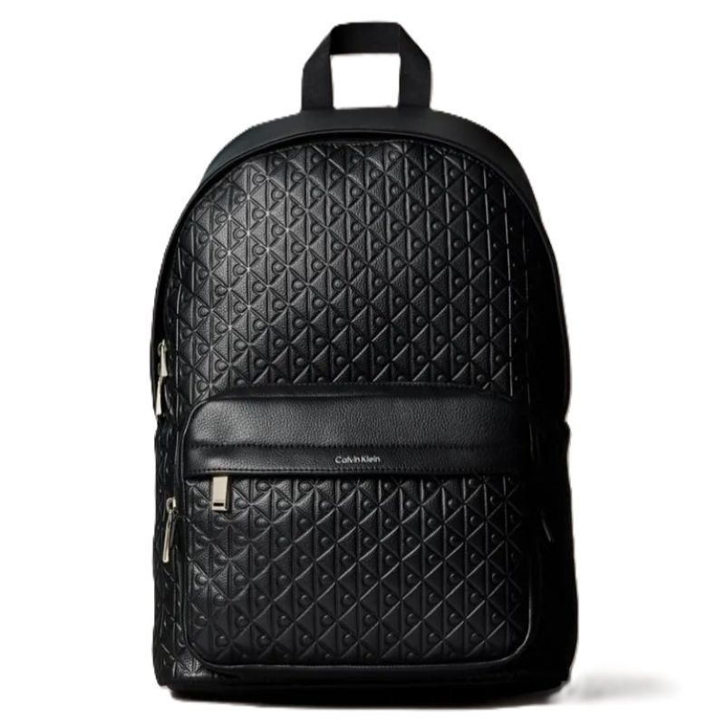 Ghiozdan Calvin Klein EMBLEM AOP EMBOSS ROUND BACKPACK - poza 1