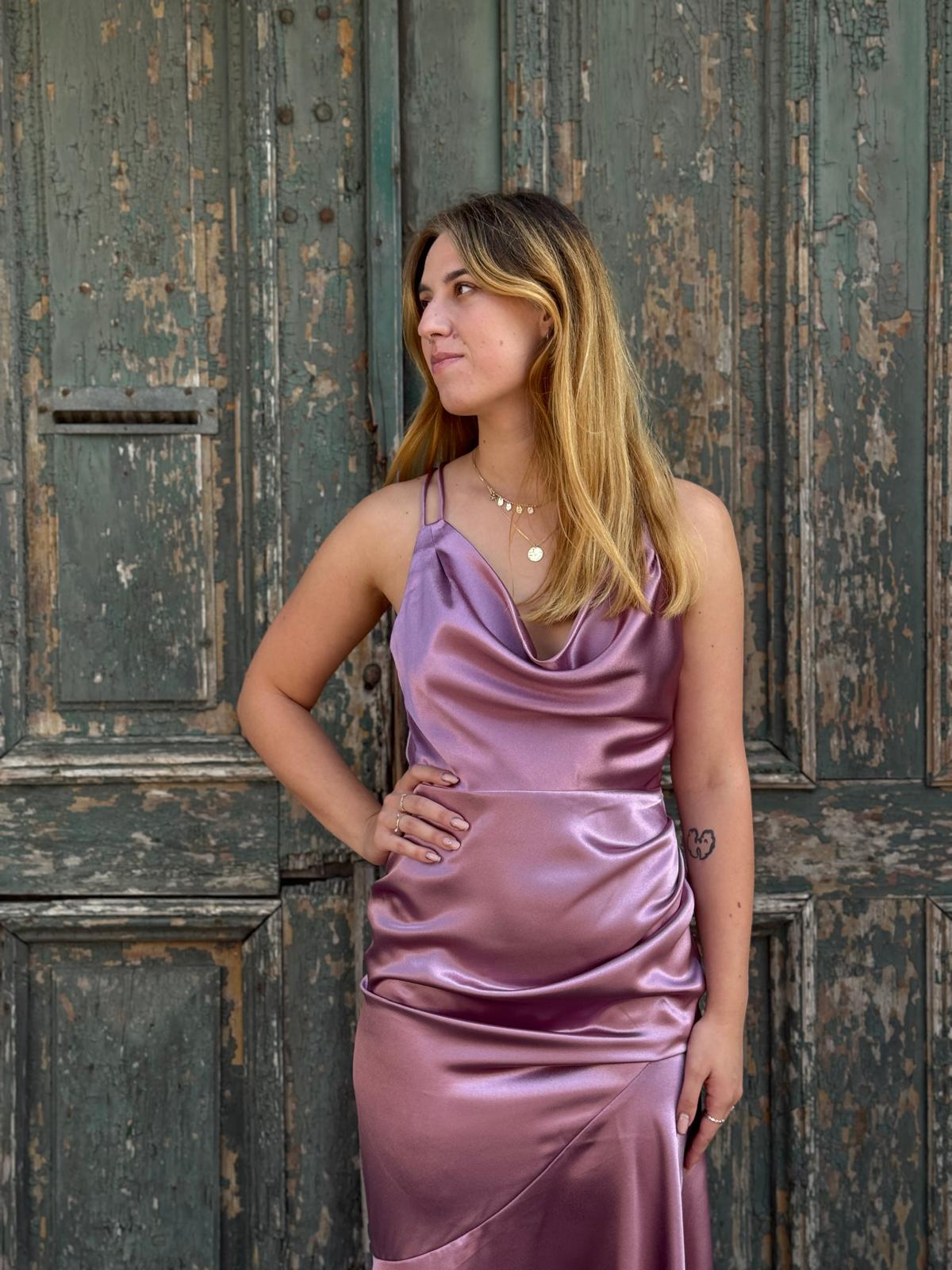 Goddiva Rochie Ocazie roz pudrat - M INTL