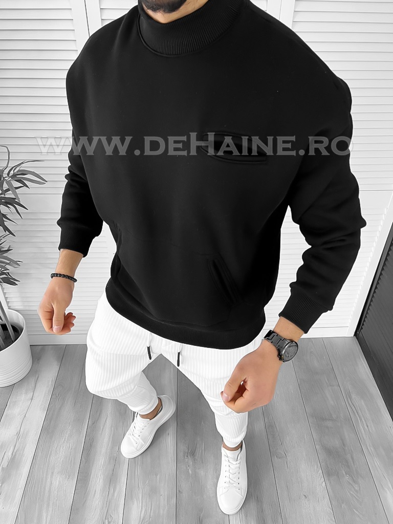 Hanorac barbati negru slim fit K226 P19-2.3