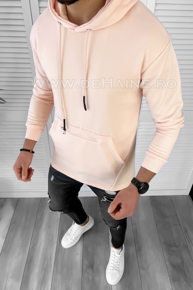 Hanorac barbati slim fit roz K150 i16-1.2