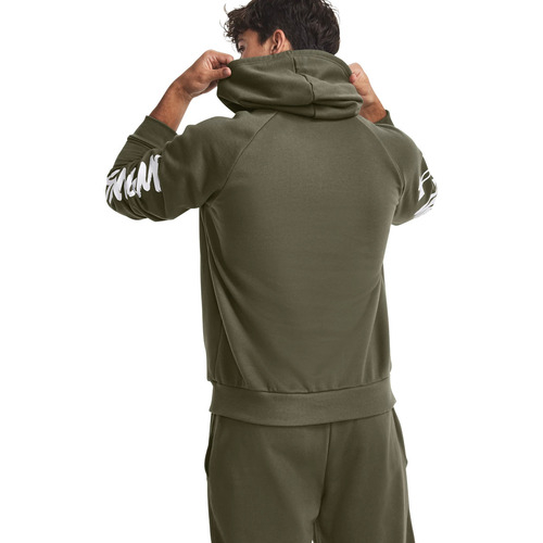 Hanorac barbati Under Armour Rival Fleece Graphic 1379760-390 - poza 4