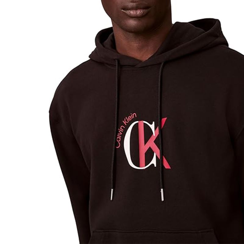 Hanorac Calvin Klein LS EU 350TERRY GRAPHIC HOODIE - poza 3