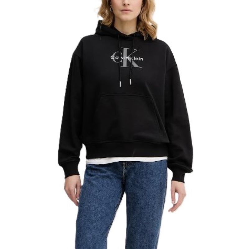 Hanorac Calvin Klein LS MONOLOGO FRENCH TERRY PO HOOD